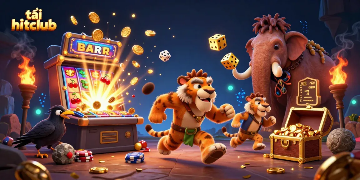 Experience thrilling gameplay at tải hitclub with exciting casino action featuring dynamic characters and game elements.