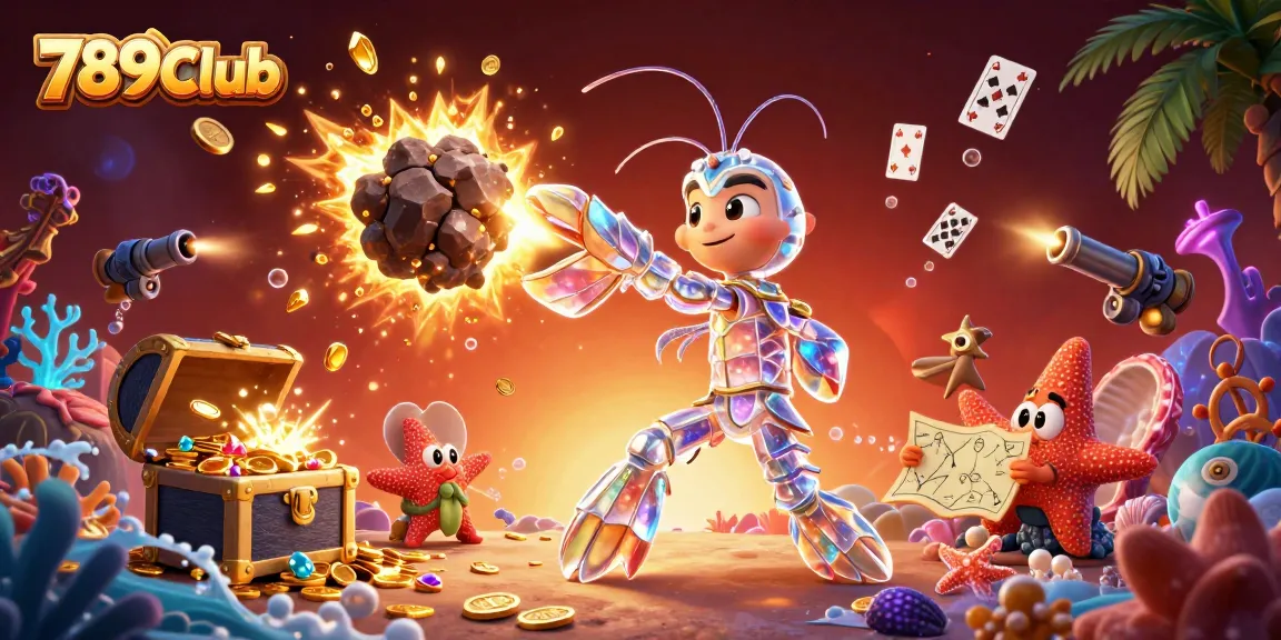 Experience thrilling gameplay at 789Club with our dynamic casino-themed illustration.