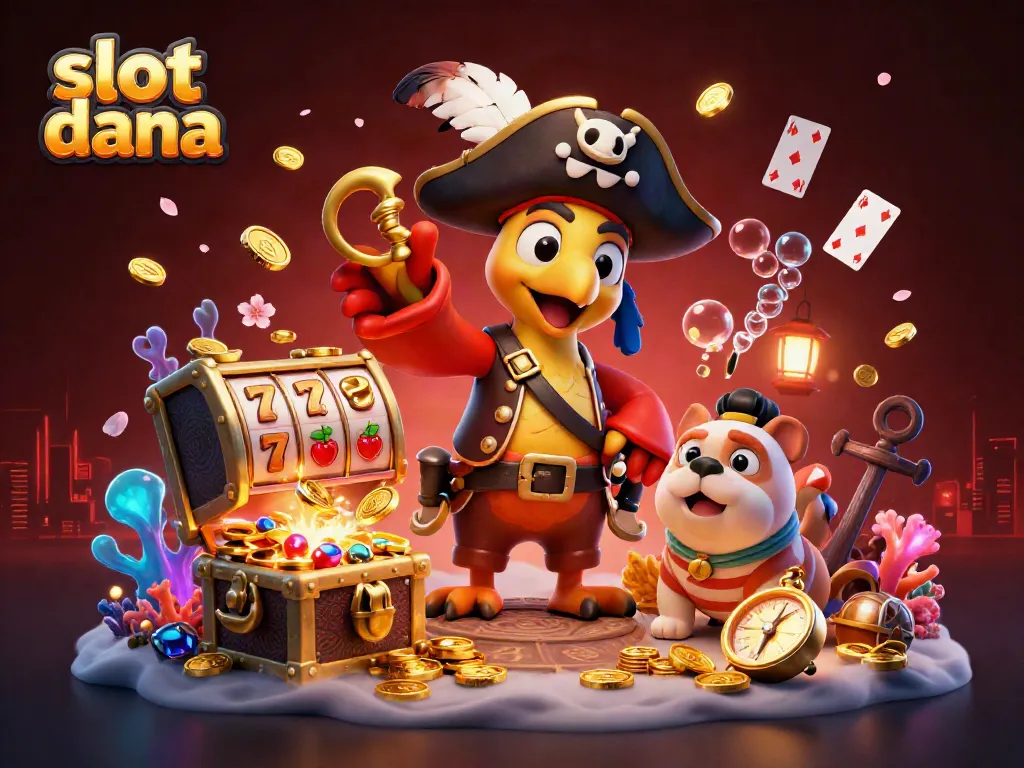 Experience thrilling gameplay with slot dana, featuring vibrant 3D characters and dynamic casino elements.